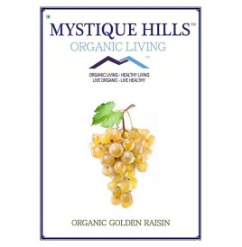 Mystique Hills Organic Golden Raisin   Box  100 grams